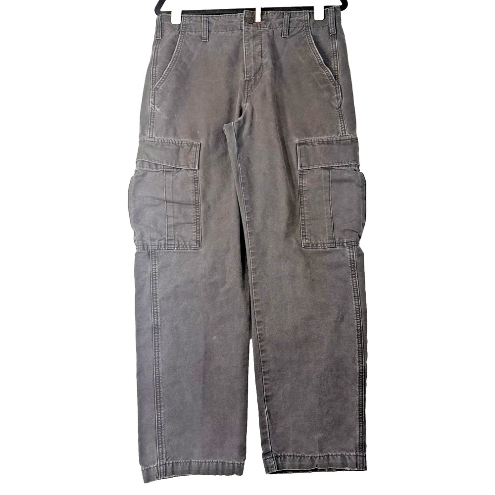 Levis Mens Gray Cargo Pants 32x30 Relaxed Wide Leg Utility Workwear/Streetwear